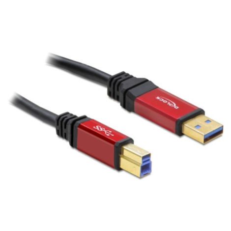 Delock kábel USB 3.0 typ A samec > USB 3.0 typ B samec 5 m Premium