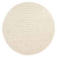 Kusový koberec Norwalk 105104 cream kruh - 160x160 (průměr) kruh cm Mint Rugs - Hanse Home kober