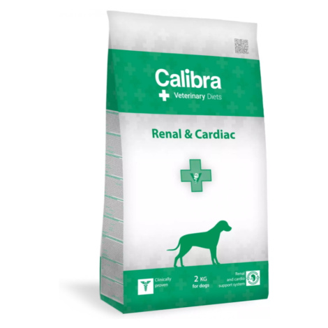 CALIBRA Veterinary Diets Renal & Cardiac granuly pre psov, Hmotnosť balenia: 2 kg