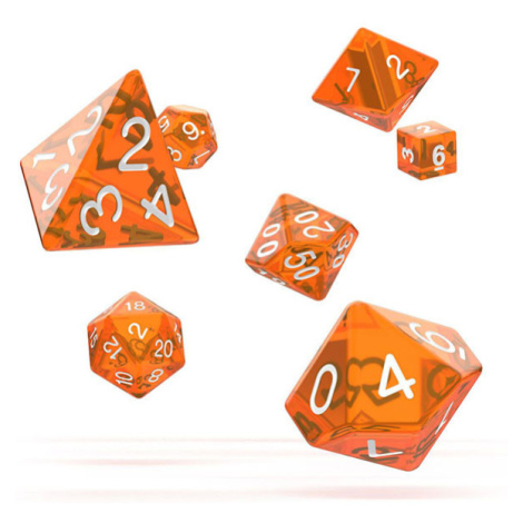 Sada kociek na RPG: Oakie Doakie Dice RPG Set Translucent - Orange (7 ks)
