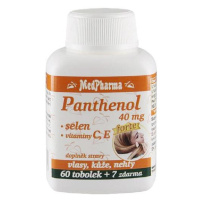 MEDPHARMA Panthenol 40 mg + selén + vitamíny C, E 67 kapsúl