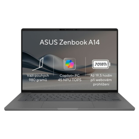 ASUS Zenbook A14 (UX3407QA-OLED267W) sivý