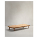 Záhradný odkladací stolík z tíkového dreva 70x140 cm Turqueta – Kave Home