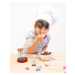 Hravá kuchárka s receptami Chef Chocolate Factory Smoby na výrobu čokoládových bonbónov s doplnk