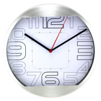 Nástenné hodiny MPM, 2487.70 - strieborná, 25cm