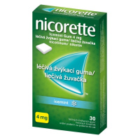 Nicorette žuvačky na odvykanie od fajčenia Icemint 4mg, 30ks