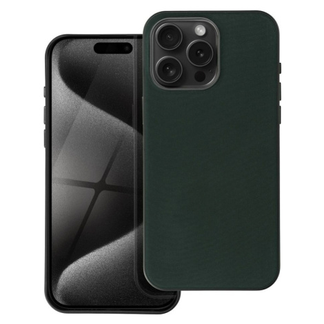 Plastové puzdro na Apple iPhone 14 Pro Woven Mag Cover zelené