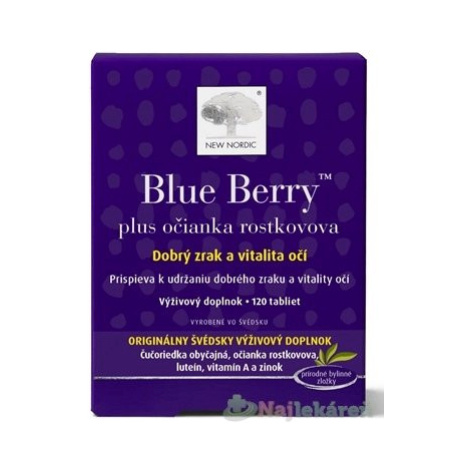 NEW NORDIC Blue Berry pre dobrý zrak 120tbl