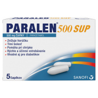 PARALEN 500 SUP 5 čapíkov