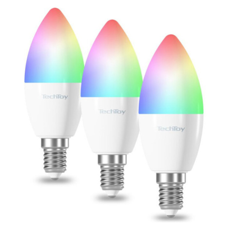 TechToy Smart Bulb RGB 6W E14 ZigBee 3ks Tesla