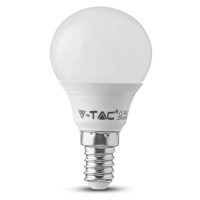 Žiarovka LED E14 4,5W, 2700K, 470lm, 6-balenie, P45 VT-2266 (V-TAC)