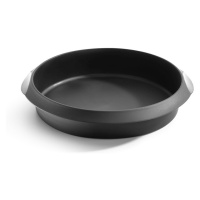 Čierna silikónová forma na pečenie Lékué, ⌀ 26 cm