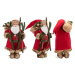 Figurka Santa Clause Mikolaj 80 cm červená