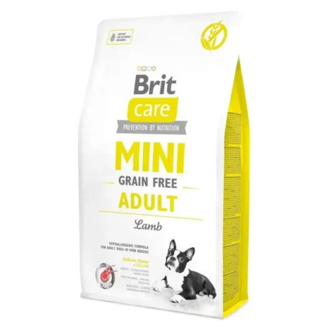 BRIT Care Mini Grain Free Adult Lamb granuly pre mini psov 1 ks, Hmotnosť balenia (g): 2 kg