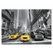 FTN S 2474 AG Design vliesová fototapeta 4-dielna Yellow cab, veľkosť 360 x 270 cm