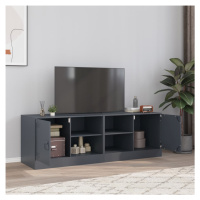 vidaXL TV skrinky 2 ks antracitové 67x39x44 cm oceľ