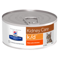 HILL'S Prescription Diet™ k/d™ Feline Chicken konzerva 156 g