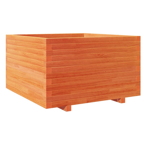 vidaXL ZĂˇhradnĂ˝ kvetinĂˇÄŤ voskovohnedĂ˝ 80x80x49,5 cm masĂ­vna borovica