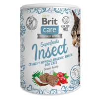 Pochúťka Brit Care Cat Snack Superfruits hmyz 100g