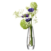 LSA Flower Single stem váza sklenená 17cm číra, Handmade