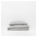Detská sivá ľanová obliečka na vankúš Linen Tales Nature, 40 x 60 cm