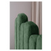 Zelená čalúnená dvojlôžková posteľ s úložným priestorom s roštom 140x200 cm Dreamy Aurora – Miuf