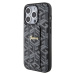 Guess PU Grip Stand G Cube Zadný Kryt pre iPhone 15 Pro Black