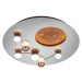 LED stmievateľné stropné svietidlo v bielo-bronzovej farbe ø 50 cm Zodiac – Trio