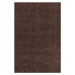 Kusový koberec Life Shaggy 1500 brown Rozmery koberca: 80x250