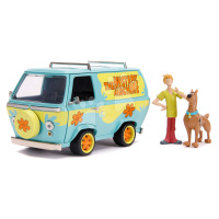 Autíčko Scooby-Doo Mystery Van Jada kovové s otvárateľnými dverami a 2 figúrkami dĺžka 16 cm 1:2