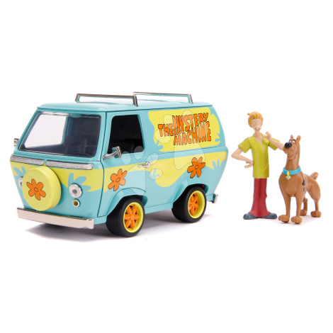 Autíčko Scooby-Doo Mystery Van Jada kovové s otvárateľnými dverami a 2 figúrkami dĺžka 16 cm 1:2