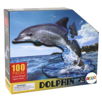 mamido Puzzle 100 dielov s motívom delfína Morské zvieratá