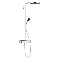 Hansgrohe Pulsify S, Showerpipe 260 1jet EcoSmart s termostatom ShowerTablet Select 400, chrómov