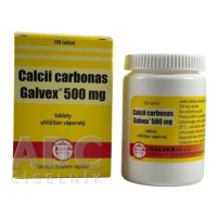 GALVEX Calcii carbonas 100 tabliet