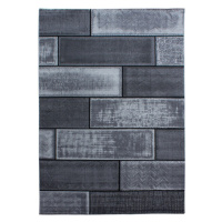 Kusový koberec Plus 8007 black - 160x230 cm Ayyildiz koberce