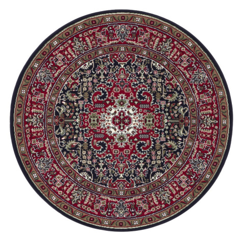 Kruhový koberec Mirkan 104096 Navy Rozmery kobercov: 160x160 (priemer) kruh Hanse Home