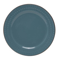 HIT Keramický plytký tanier ROMA 28cm modrý