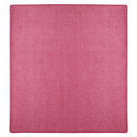 Kusový koberec Eton růžový 11 čtverec - 400x400 cm Vopi koberce