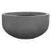 Kvetináč City bowl, farba sivá, viac veľkostí - PotteryPots Velikost: M - v. 60 cm, ⌀ 110 cm