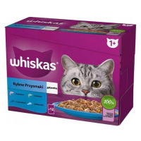 Whiskas Kapsička pre mačky Core rybí výber v želé, 12 x 85 g