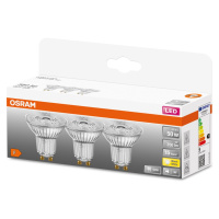 OSRAM LED žiarovka PAR16 50 36 4,3 W GU10 2700 K teplá biela 3 ks