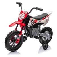 mamido  Detská elektrická motorka Cross Pantone 361C červená