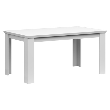 Rozkladací jedálenský stôl, biela, 160-200x91 cm, ARYAN Tempo Kondela
