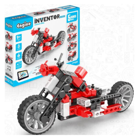 Engino INVENTOR MECHANICS custom bike s 5 bonusovými modelmi