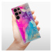 Odolné silikónové puzdro iSaprio - Purple Ink - Samsung Galaxy S22 Ultra 5G