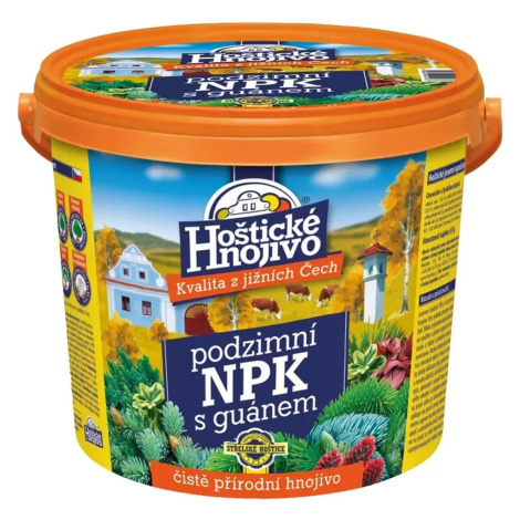 Hoštické hnojivo NPK jesenné s guánom 4,5 kg