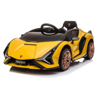 mamido Detské elektrické auto Lamborghini Sian žlté