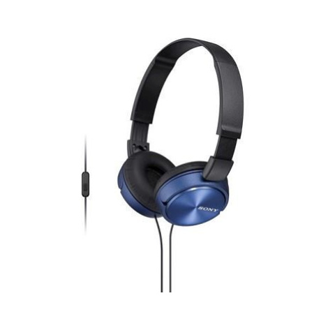 SONY stereo slúchadlá MDR-ZX310AP, modrá