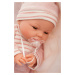 Antonio Juan 14155 BIMBA - žmurkacie bábätko so zvukmi a mäkkým látkovým telom - 37 cm