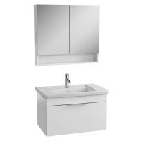 Kúpeľňová skrinka s umývadlom VitrA Mia 80x49x45 cm biela lesk 10149